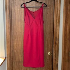 Lulus midi magenta dress. Never worn.